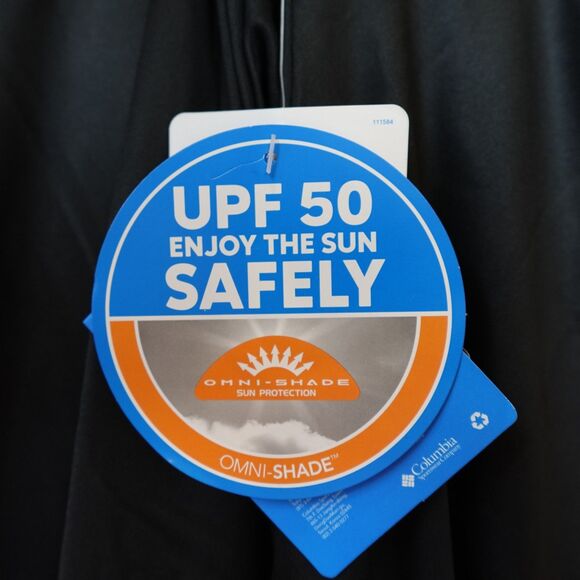 NWT Columbia Terminal Tackle PFG Chen Shirt XXL Black UPF 50 Omni Shade Fishing - Picture 8 of 13